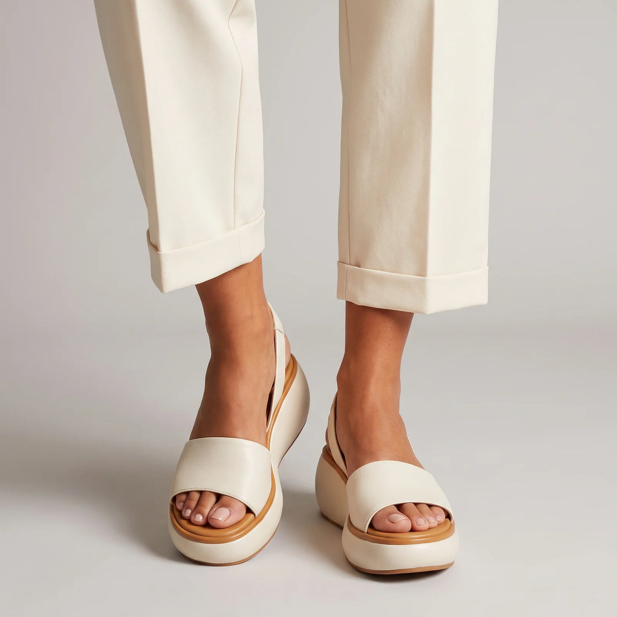 Faye | Classic Minimalist Open Toe Sandals
