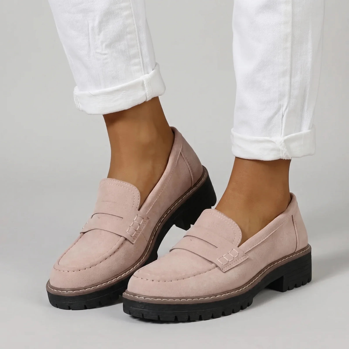 Rosa | Premium Comfort Heeled Loafers